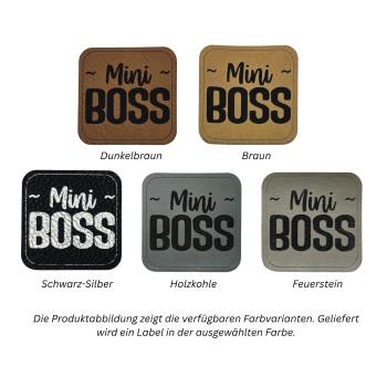 Kunstleder Label Mini Boss